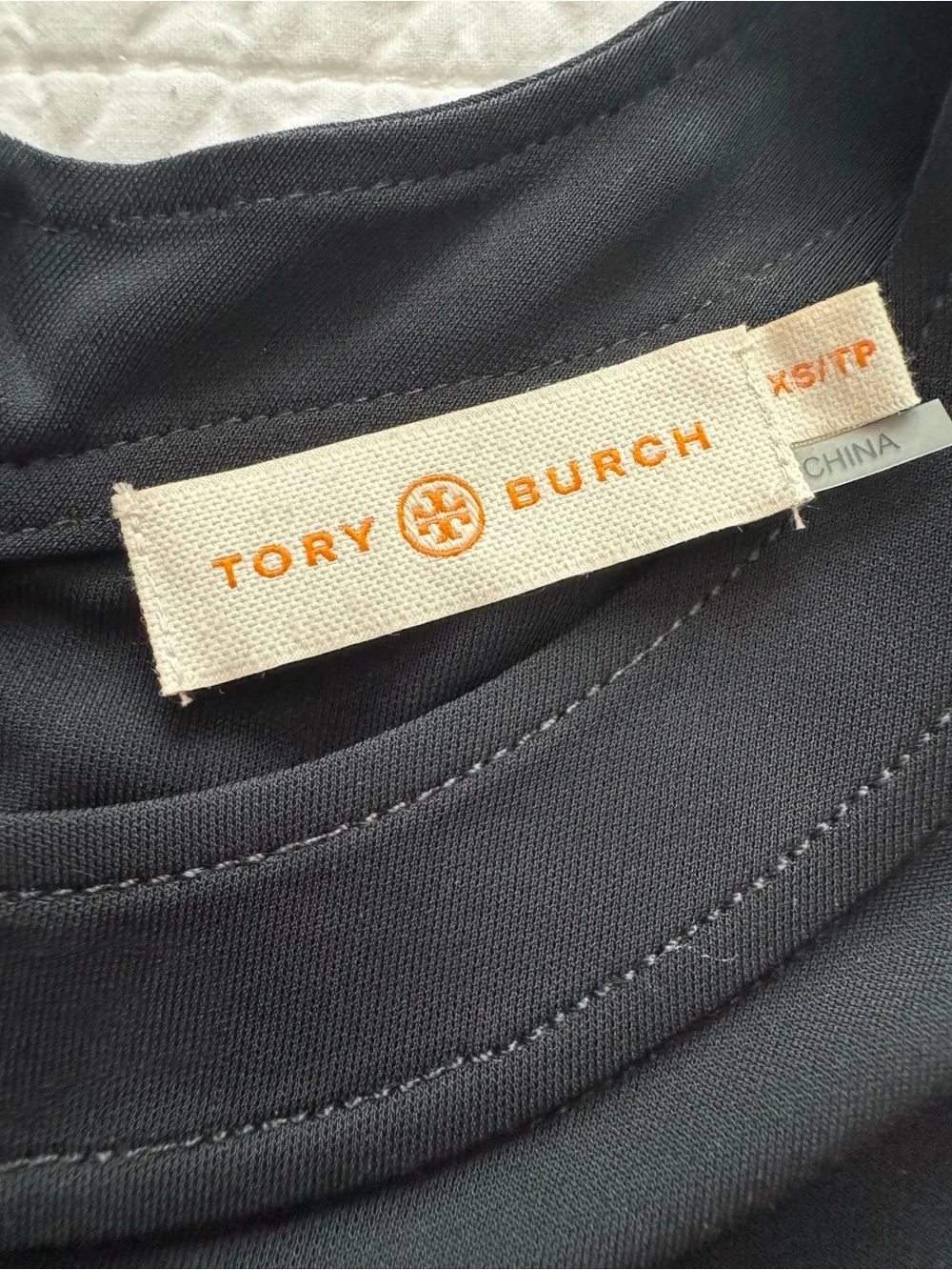 TORY BURCH Classic Black Sleeveless Fit-and-Flare Dress